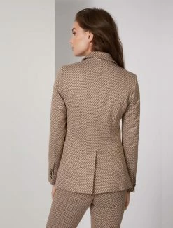 Cavallaro Napoli Louisa Blazer Bruin -Cavallaro Napoli Shop 253225003 850827 12 positie 25 110