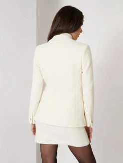 Cavallaro Napoli Jilliana Blazer Off White -Cavallaro Napoli Shop 253225005 120000 12 positie 25 378
