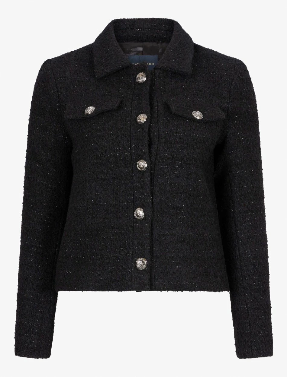 Cavallaro Napoli Camilla Blazer Zwart 1 Cavallaro Napoli Camilla Blazer Zwart