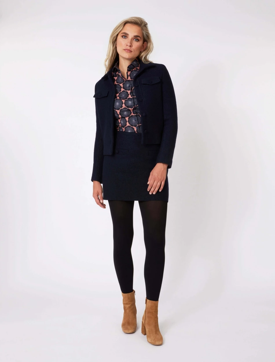 Cavallaro Napoli Clarina Blazer Donkerblauw 5 Cavallaro Napoli Clarina Blazer Donkerblauw - Afbeelding 5