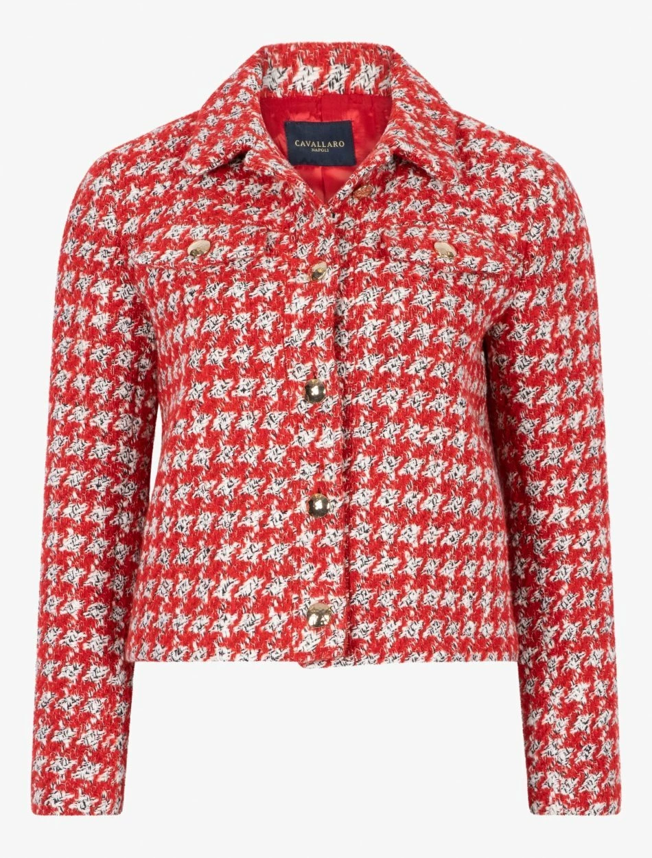 Cavallaro Napoli Kiki Blazer Rood 6 Cavallaro Napoli Kiki Blazer Rood - Afbeelding 6