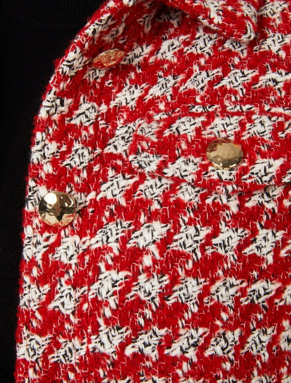 Cavallaro Napoli Kiki Blazer Rood 3 Cavallaro Napoli Kiki Blazer Rood - Afbeelding 3