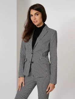 Cavallaro Napoli Foggia Blazer Zwart Wit