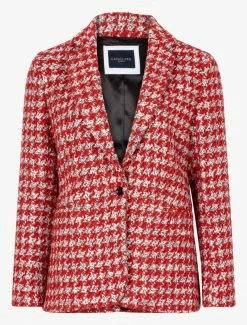 Cavallaro Napoli Ispra Blazer Rood -Cavallaro Napoli Shop 253226001 460107 01 positie 402c20voorkant 100