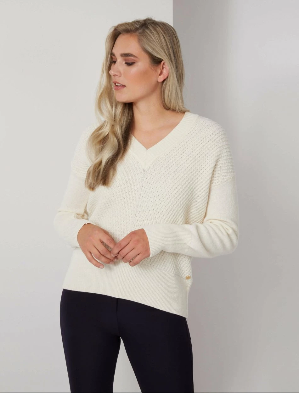 Cavallaro Napoli Nina Trui Off White 5 Cavallaro Napoli Nina Trui Off White - Afbeelding 5