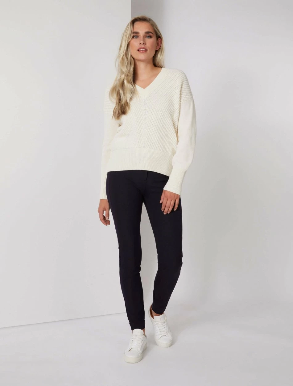 Cavallaro Napoli Nina Trui Off White 2 Cavallaro Napoli Nina Trui Off White - Afbeelding 2