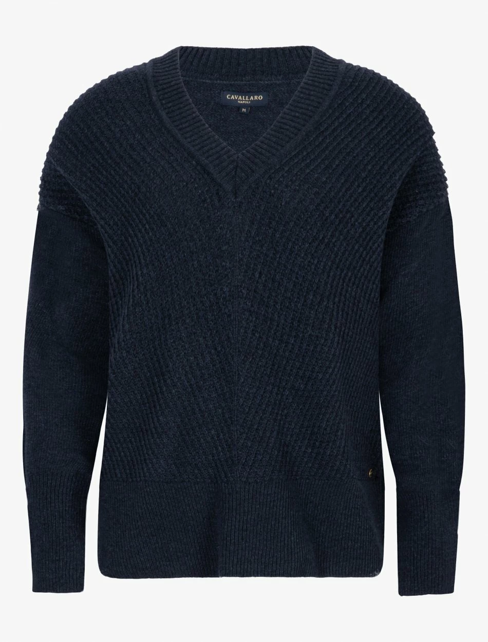 Cavallaro Napoli Nina Trui Donkerblauw 7 Cavallaro Napoli Nina Trui Donkerblauw - Afbeelding 7