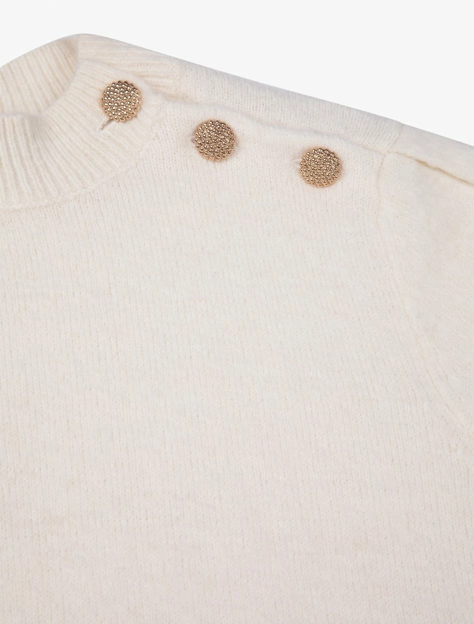 Cavallaro Napoli Isolana Trui Off White 8 Cavallaro Napoli Isolana Trui Off White - Afbeelding 8