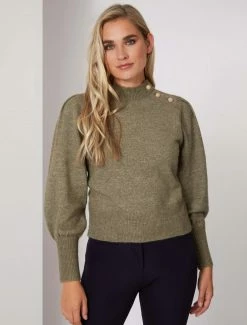 Cavallaro Napoli Isolana Trui Groen -Cavallaro Napoli Shop 258225010 560000 05 positie 05 245