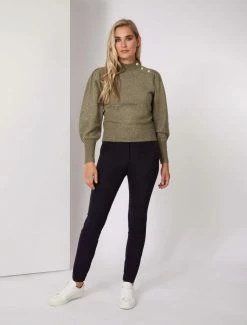 Cavallaro Napoli Isolana Trui Groen -Cavallaro Napoli Shop 258225010 560000 05 positie 35 129