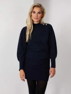 Cavallaro Napoli Isolana Trui Donkerblauw