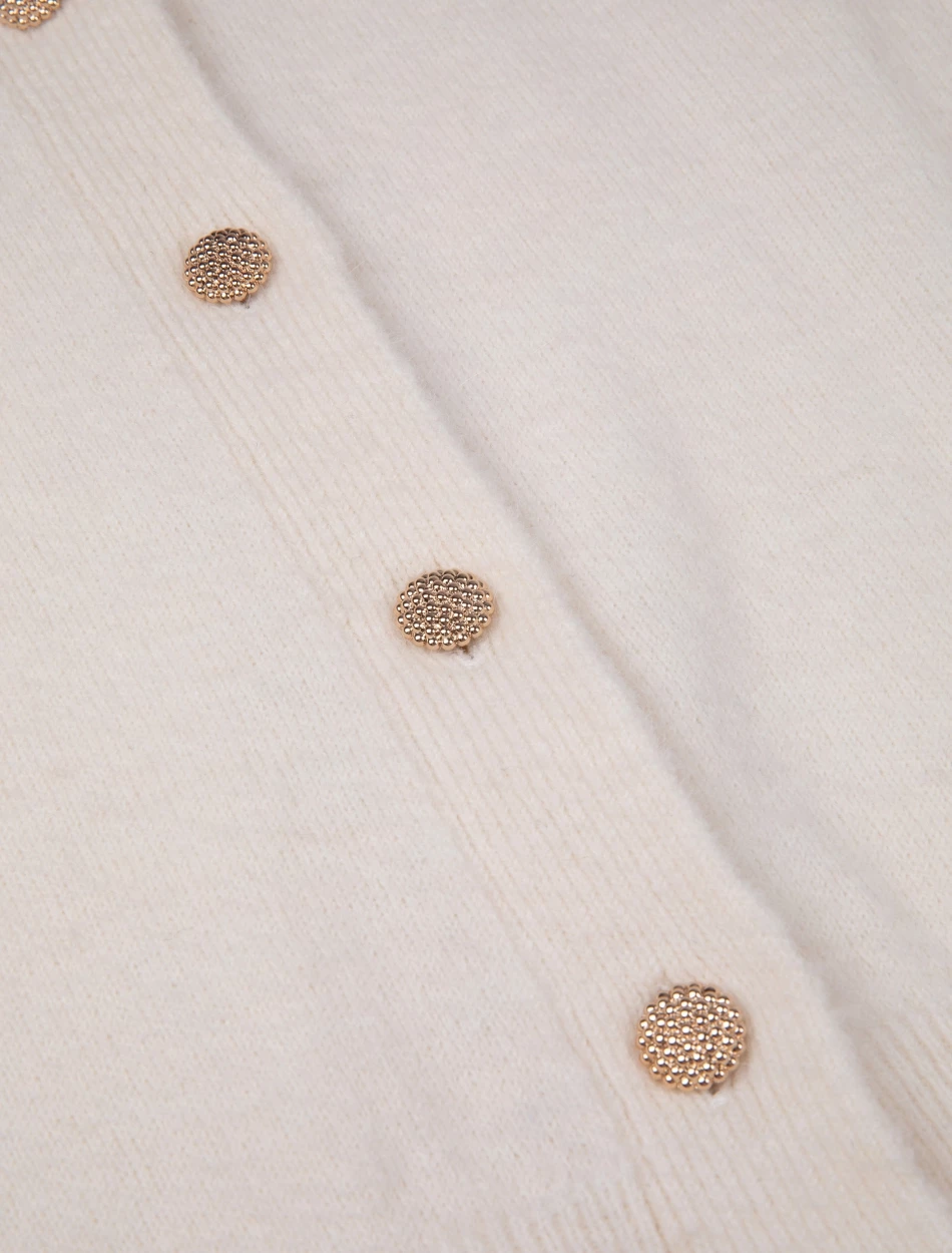 Cavallaro Napoli Isolana Vest Off White 9 Cavallaro Napoli Isolana Vest Off White - Afbeelding 9