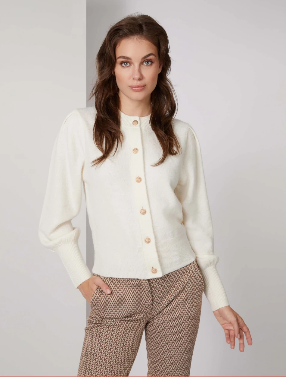 Cavallaro Napoli Isolana Vest Off White 1 Cavallaro Napoli Isolana Vest Off White