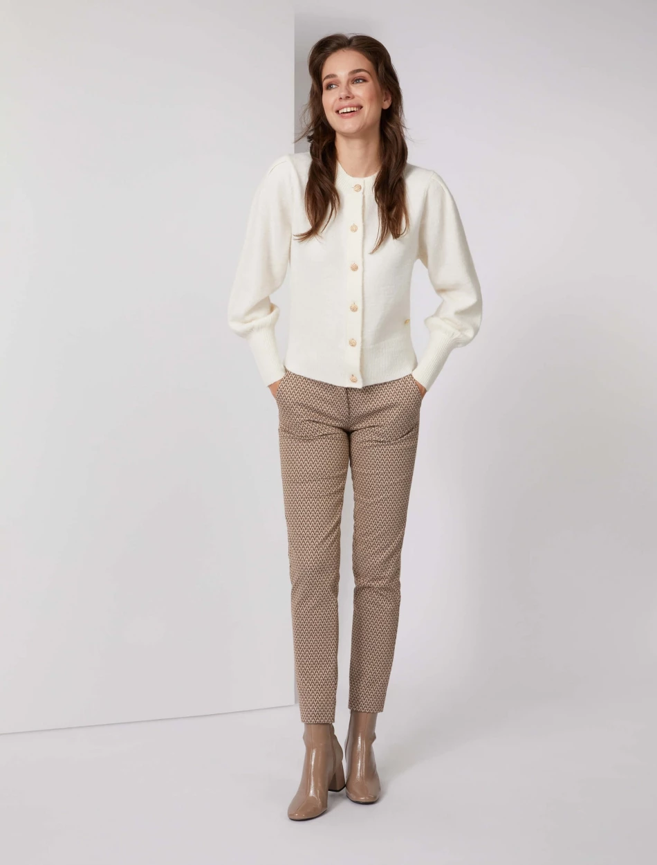 Cavallaro Napoli Isolana Vest Off White 2 Cavallaro Napoli Isolana Vest Off White - Afbeelding 2