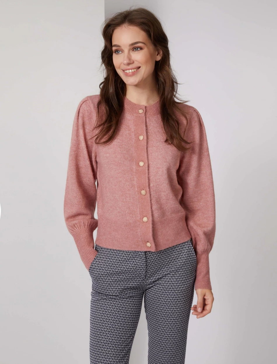 Cavallaro Napoli Isolana Vest Oud Roze 5 Cavallaro Napoli Isolana Vest Oud Roze - Afbeelding 5