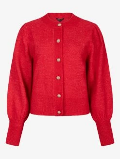 Cavallaro Napoli Isolana Vest Rood -Cavallaro Napoli Shop 259225001 460000 01 positie 402c20voorkant 382