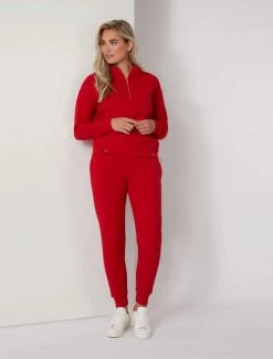 Cavallaro Napoli Marzella Sweater Rood -Cavallaro Napoli Shop 260225006 460000 05 positie 35 588