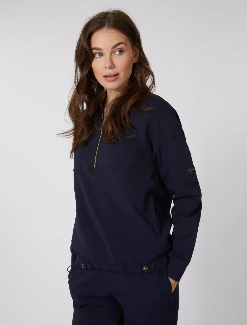 Cavallaro Napoli Marzella Sweater Donkerblauw 5 Cavallaro Napoli Marzella Sweater Donkerblauw - Afbeelding 5