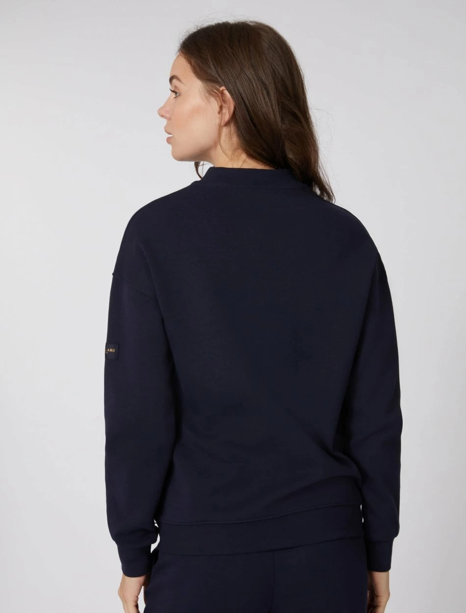 Cavallaro Napoli Marzella Sweater Donkerblauw 4 Cavallaro Napoli Marzella Sweater Donkerblauw - Afbeelding 4