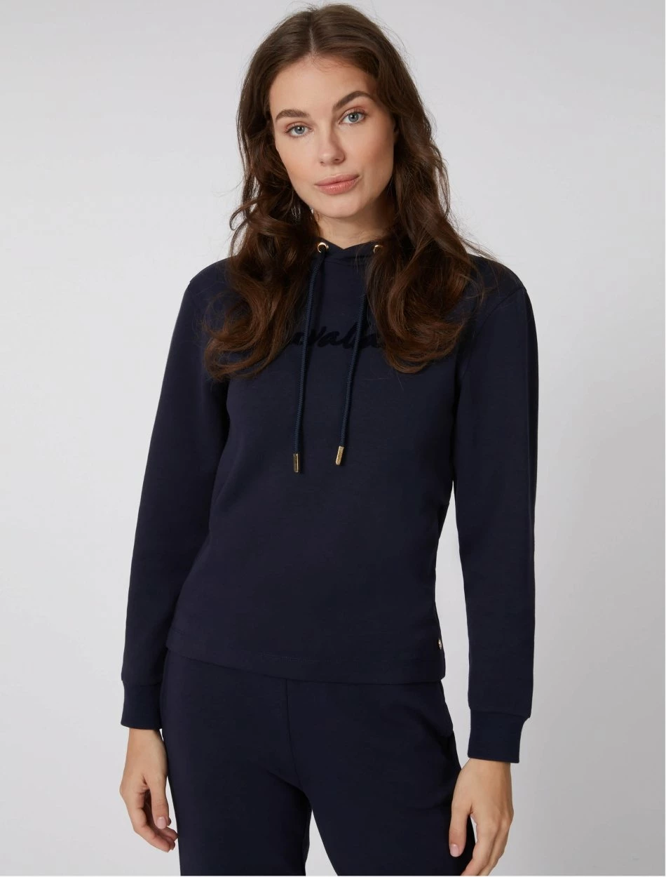 Cavallaro Napoli Lessa Hoodie Donkerblauw 1 Cavallaro Napoli Lessa Hoodie Donkerblauw