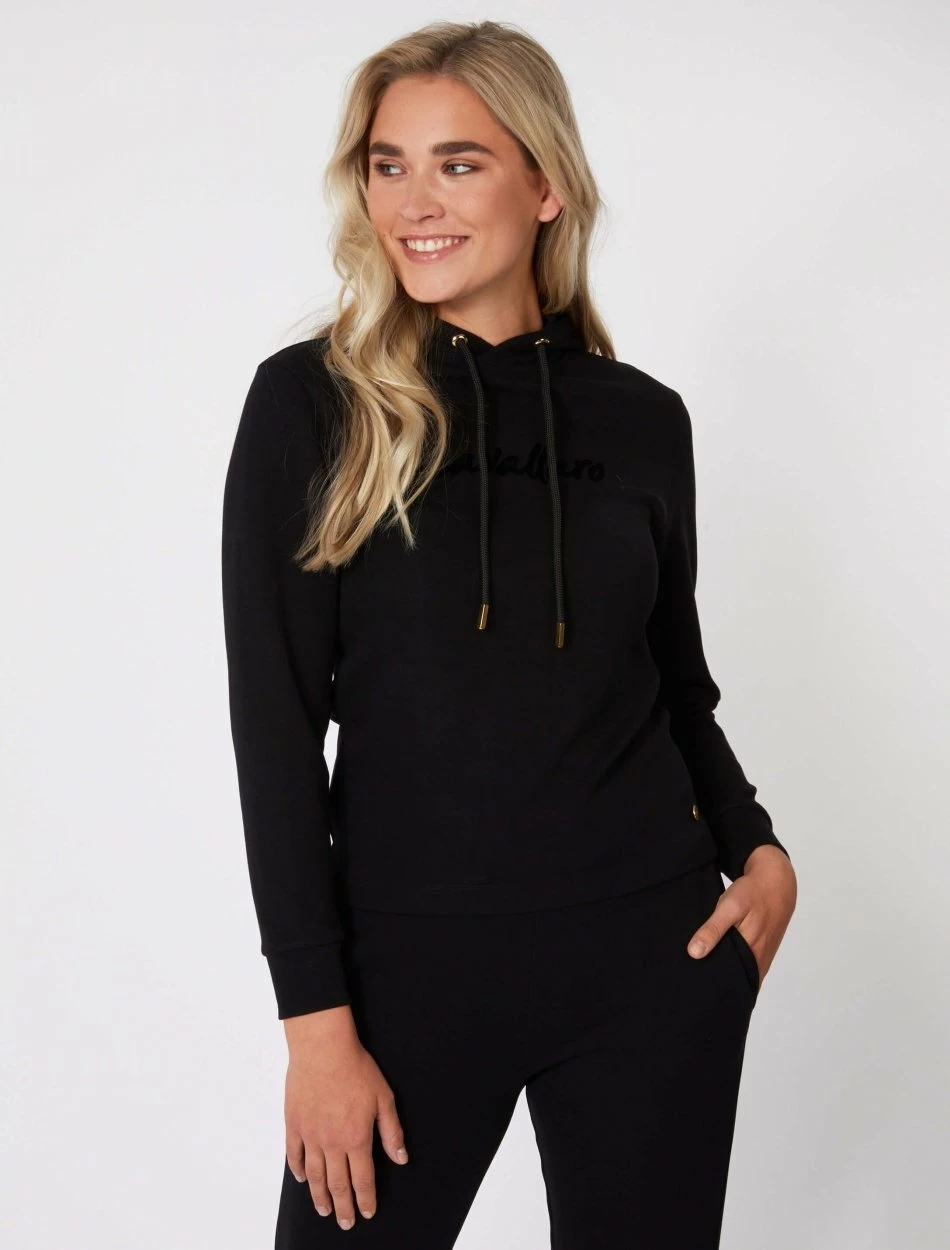 Cavallaro Napoli Lessa Hoodie Zwart 5 Cavallaro Napoli Lessa Hoodie Zwart - Afbeelding 5