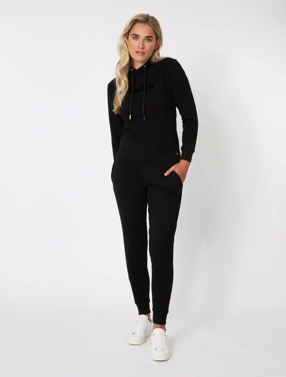 Cavallaro Napoli Lessa Hoodie Zwart 2 Cavallaro Napoli Lessa Hoodie Zwart - Afbeelding 2