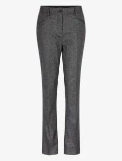Cavallaro Napoli Flarina Flare Broek Grijs -Cavallaro Napoli Shop 261225007 945000 01 positie 402c20voorkant 470