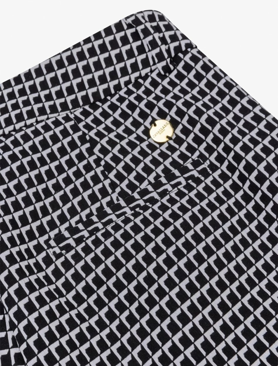 Cavallaro Napoli Foggia Broek Zwart Wit 6 Cavallaro Napoli Foggia Broek Zwart Wit - Afbeelding 6