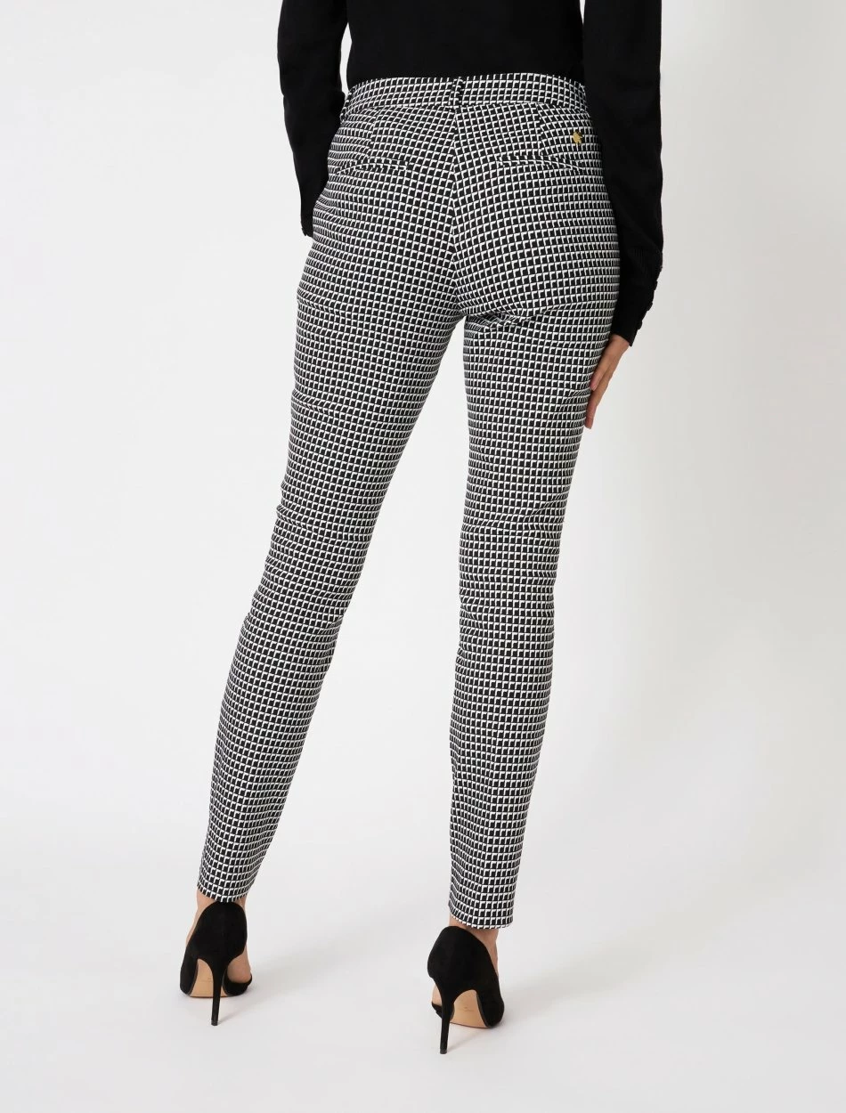 Cavallaro Napoli Foggia Broek Zwart Wit 2 Cavallaro Napoli Foggia Broek Zwart Wit - Afbeelding 2