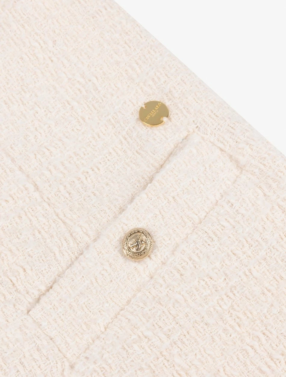 Cavallaro Napoli Basta Jurk Off White 9 Cavallaro Napoli Basta Jurk Off White - Afbeelding 9