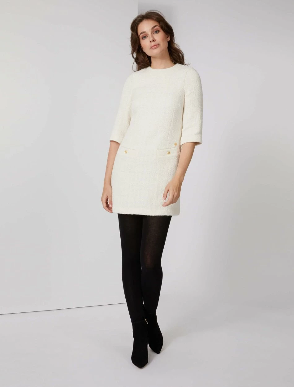 Cavallaro Napoli Basta Jurk Off White 6 Cavallaro Napoli Basta Jurk Off White - Afbeelding 6