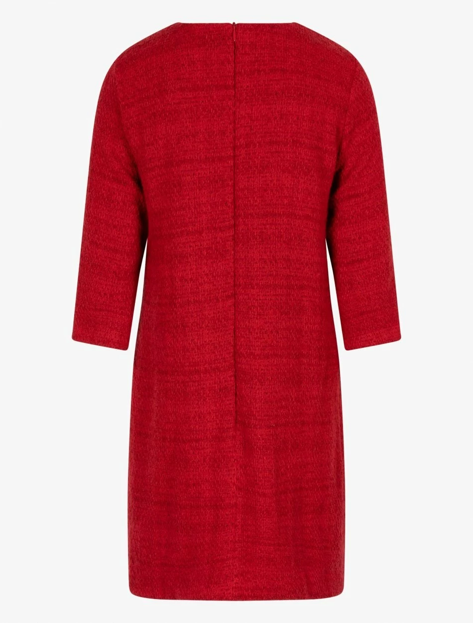 Cavallaro Napoli Basta Jurk Rood 8 Cavallaro Napoli Basta Jurk Rood - Afbeelding 8