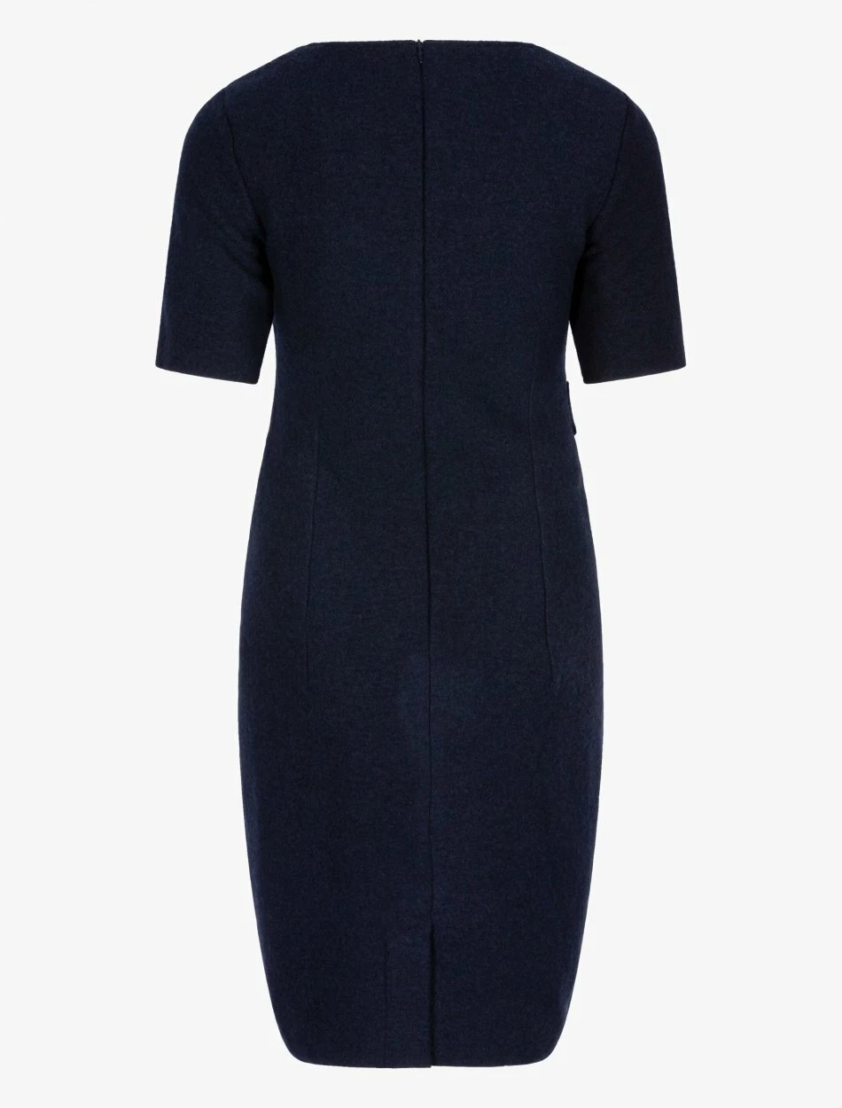 Cavallaro Napoli Clarina Jurk Donkerblauw 6 Cavallaro Napoli Clarina Jurk Donkerblauw - Afbeelding 6