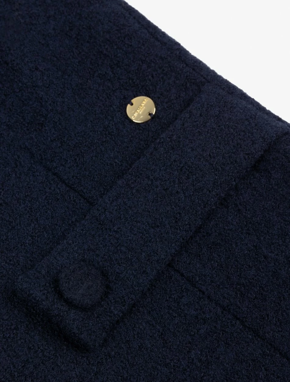 Cavallaro Napoli Clarina Jurk Donkerblauw 7 Cavallaro Napoli Clarina Jurk Donkerblauw - Afbeelding 7