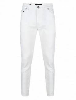 Cavallaro Napoli Fresco Denim Jeans Wit