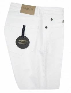 Cavallaro Napoli Fresco Denim Jeans Wit -Cavallaro Napoli Shop 358 1 16821