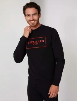 Cavallaro Napoli Ciro Sport Sweater Zwart